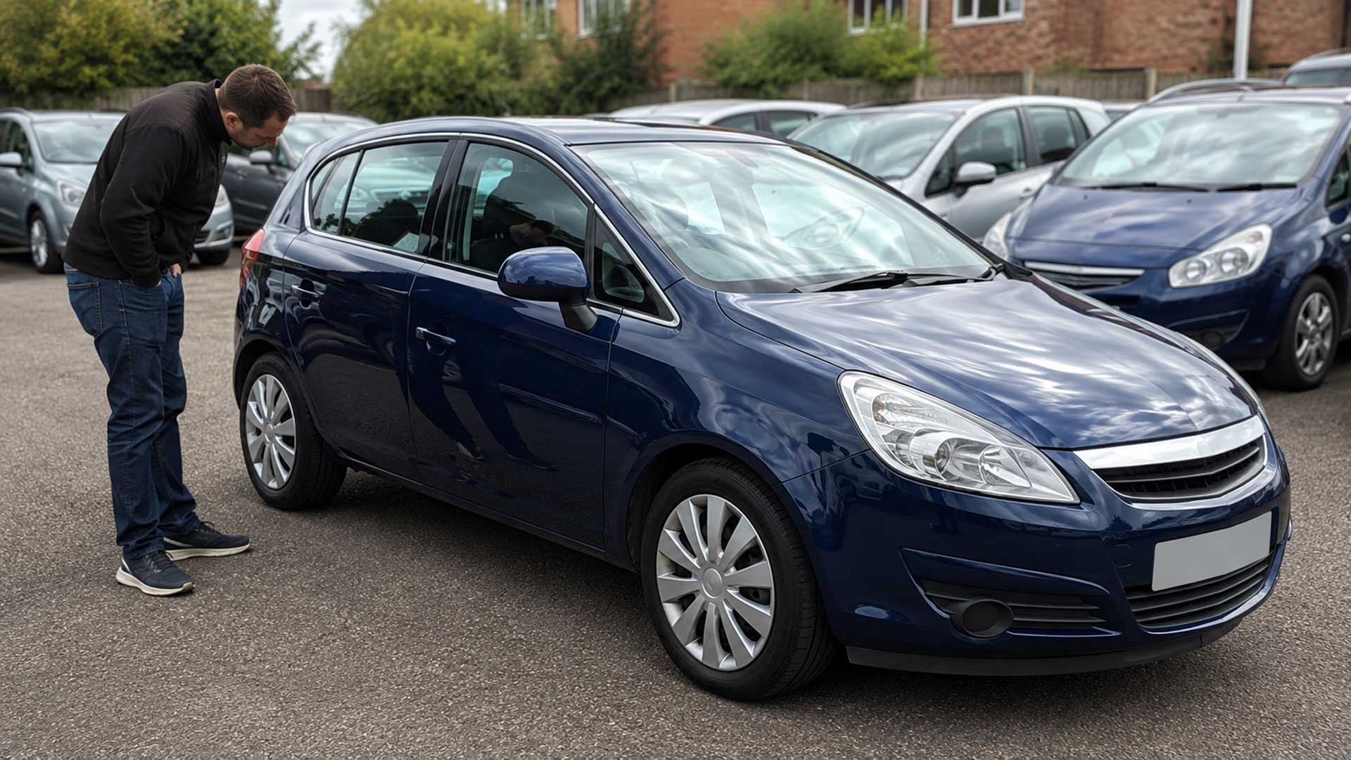 Ordinary British car ownership scene